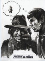 Star Trek / Doctor Who: Assimilation original art by J.K. Woodward