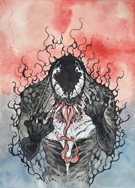 Venom #28 Peach Momoko Nightmare VAR, in Harry Utomo's Cover and 