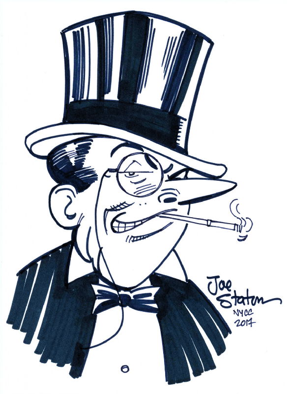 Penguin Sketch Joe Staton In Todd Sheffers My Original Art Gallery