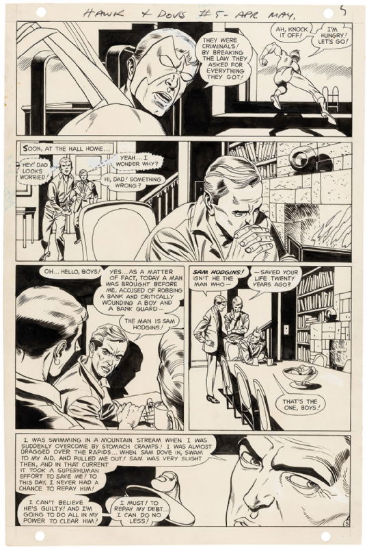 Hawk and Dove Issue 5 Page 5, in Todd Sheffer's My Original Art Gallery ...