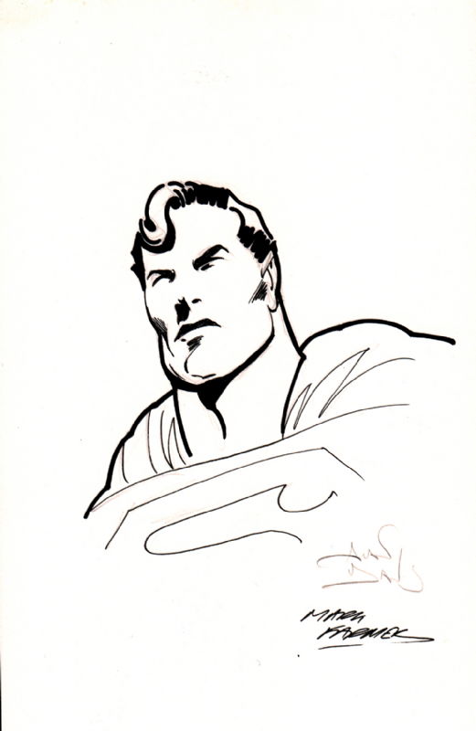 Superman Sketch - Davis/Farmer, in Todd Sheffer's My Original Art ...