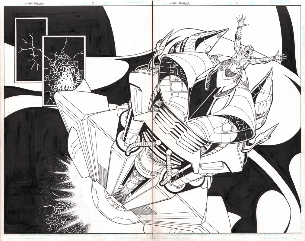 X-Men Forever Issue 1 Pages 2/3 Spread , in Todd Sheffer's My Original ...