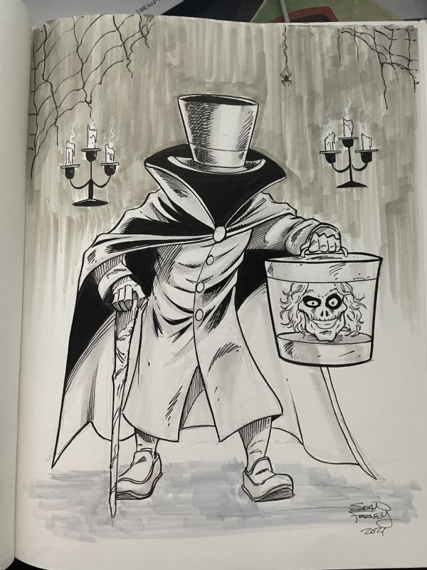The Hatbox Ghost (Disney's Haunted Mansion), in Eric Grubb's Disney