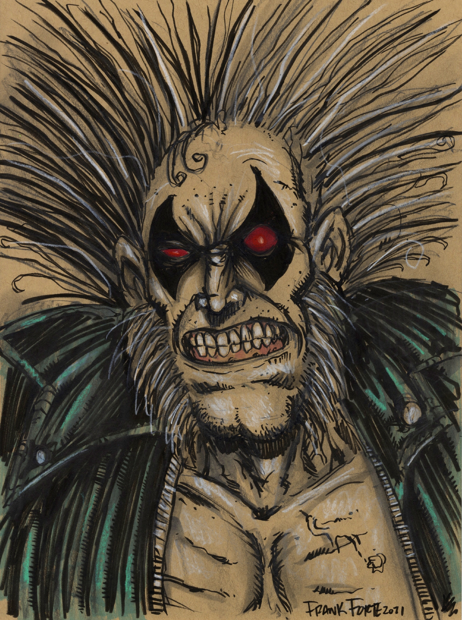 Jay Sapra Art - Fan art Pen Drawing of Deathstroke from DC... | Facebook