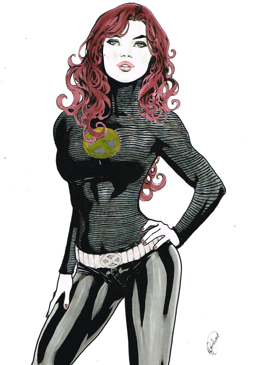 Jean Grey, in Adam Jensen's Some Collected Favorites Comic Art Gallery Room