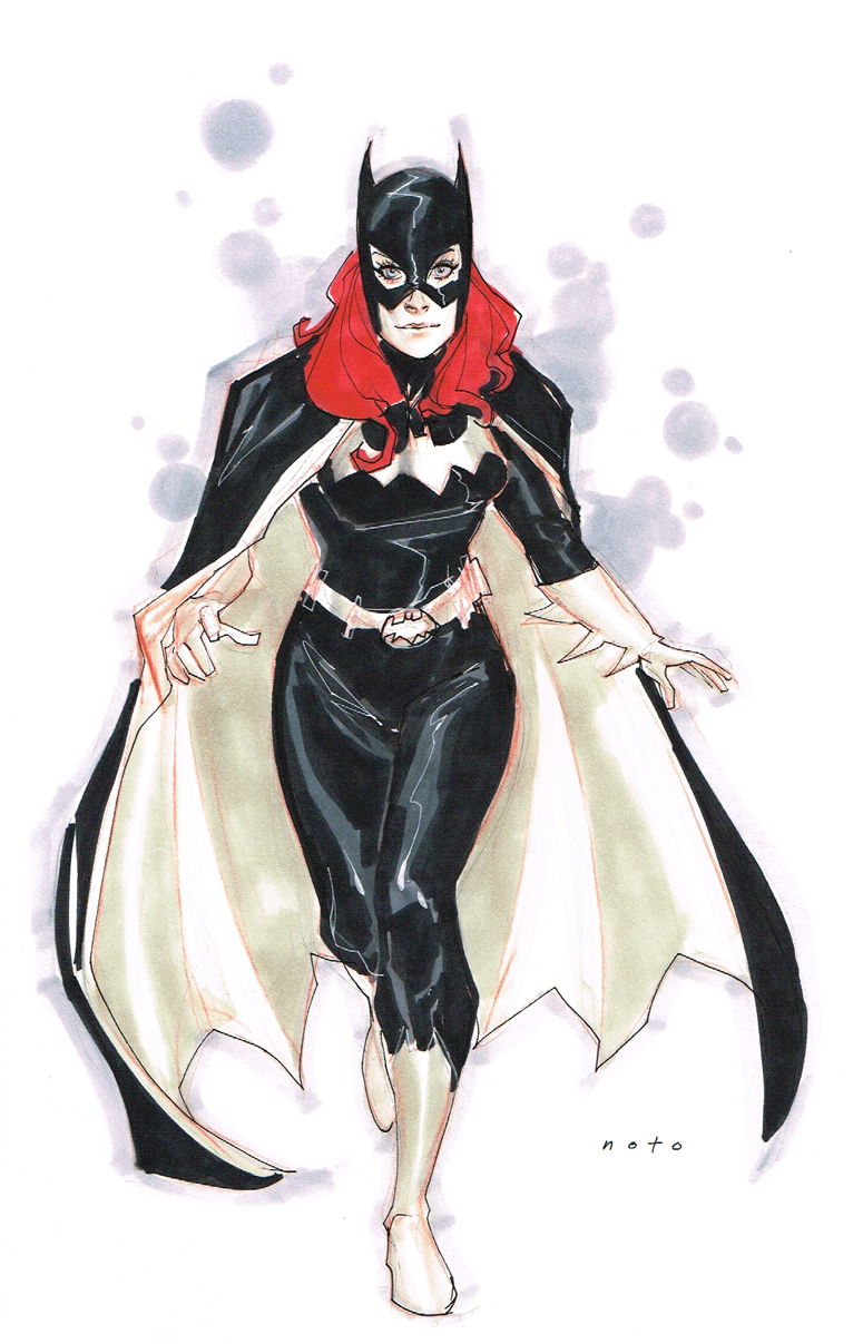 Batgirl, in Adam Jensen's Some Collected Favorites Comic Art Gallery Room