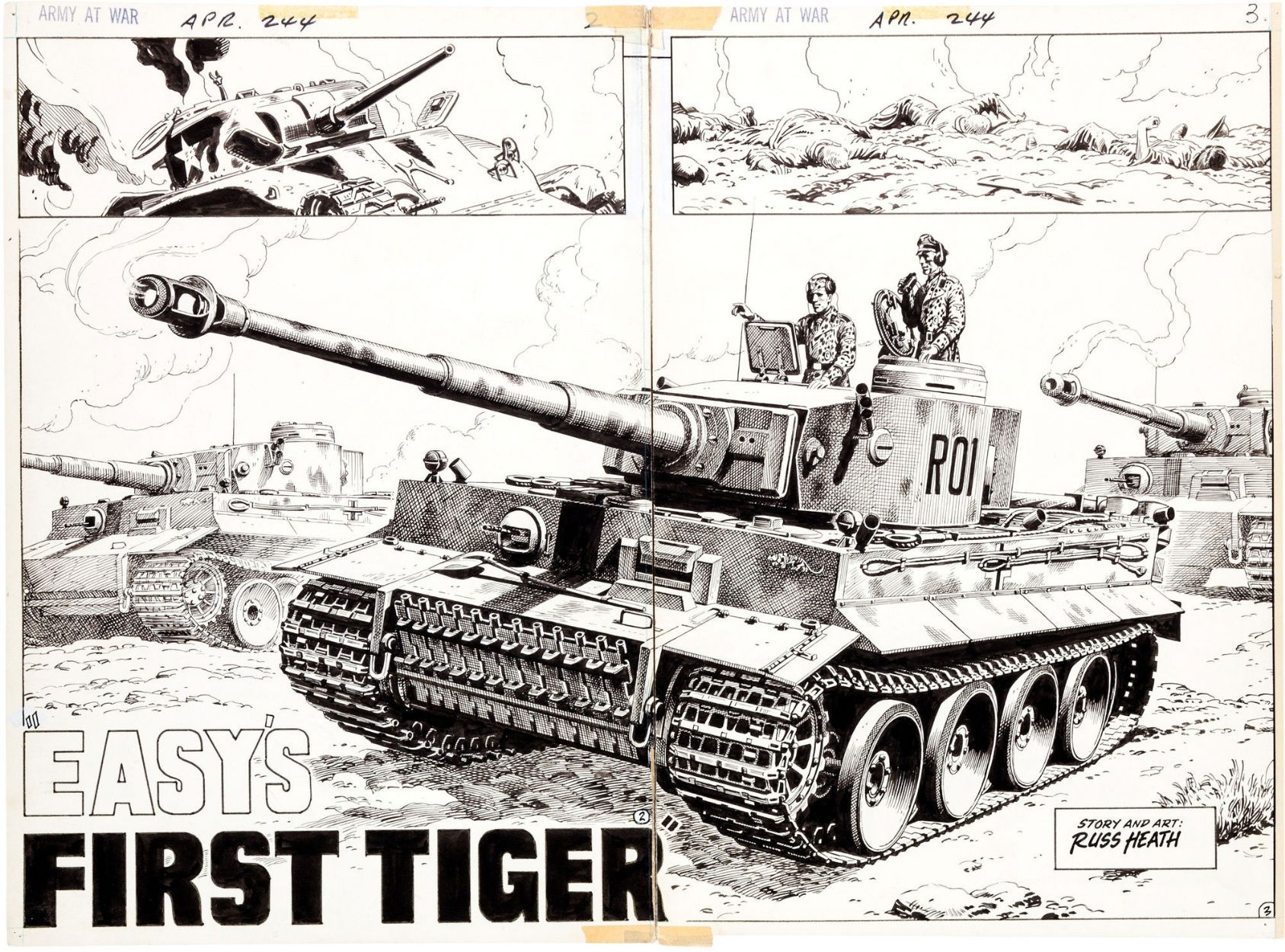 Russ Heath -- Easy's First Tiger, in Dan Hampton's DC Silver