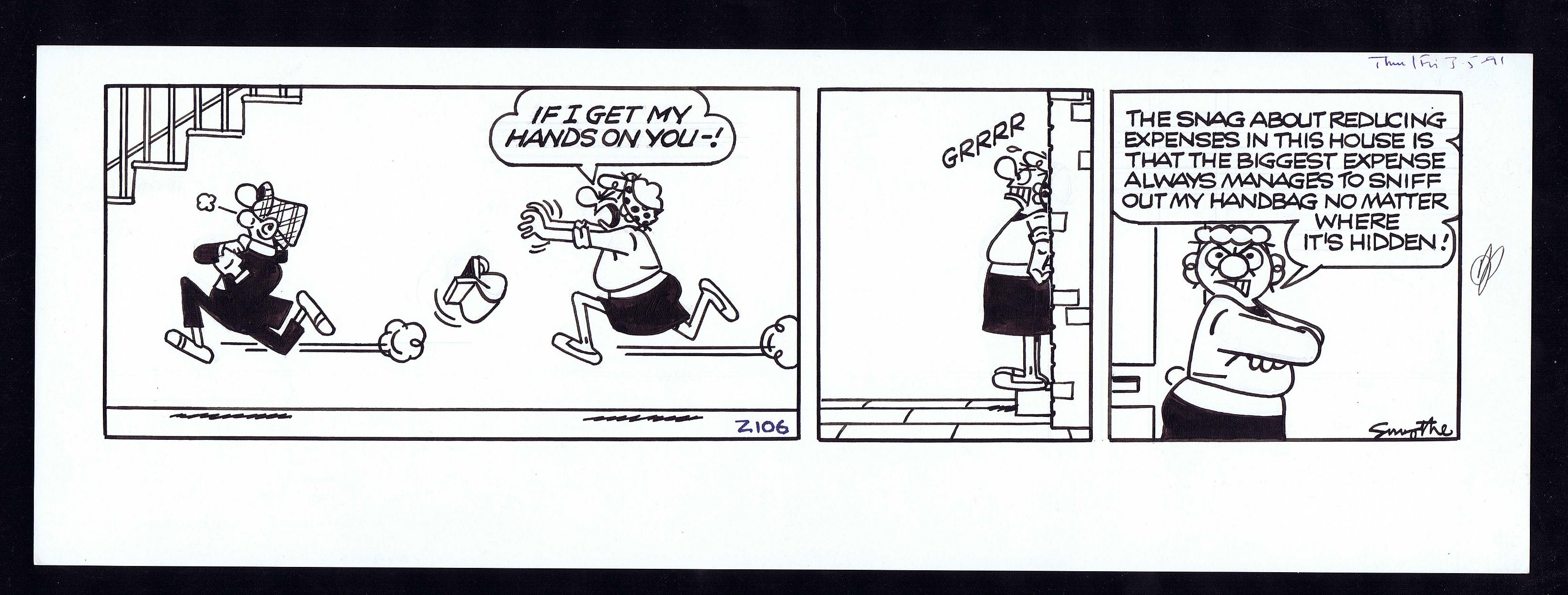 Andy Capp - Sunday Strip, In Oliver P's Smythe, Reginald Comic Art ...