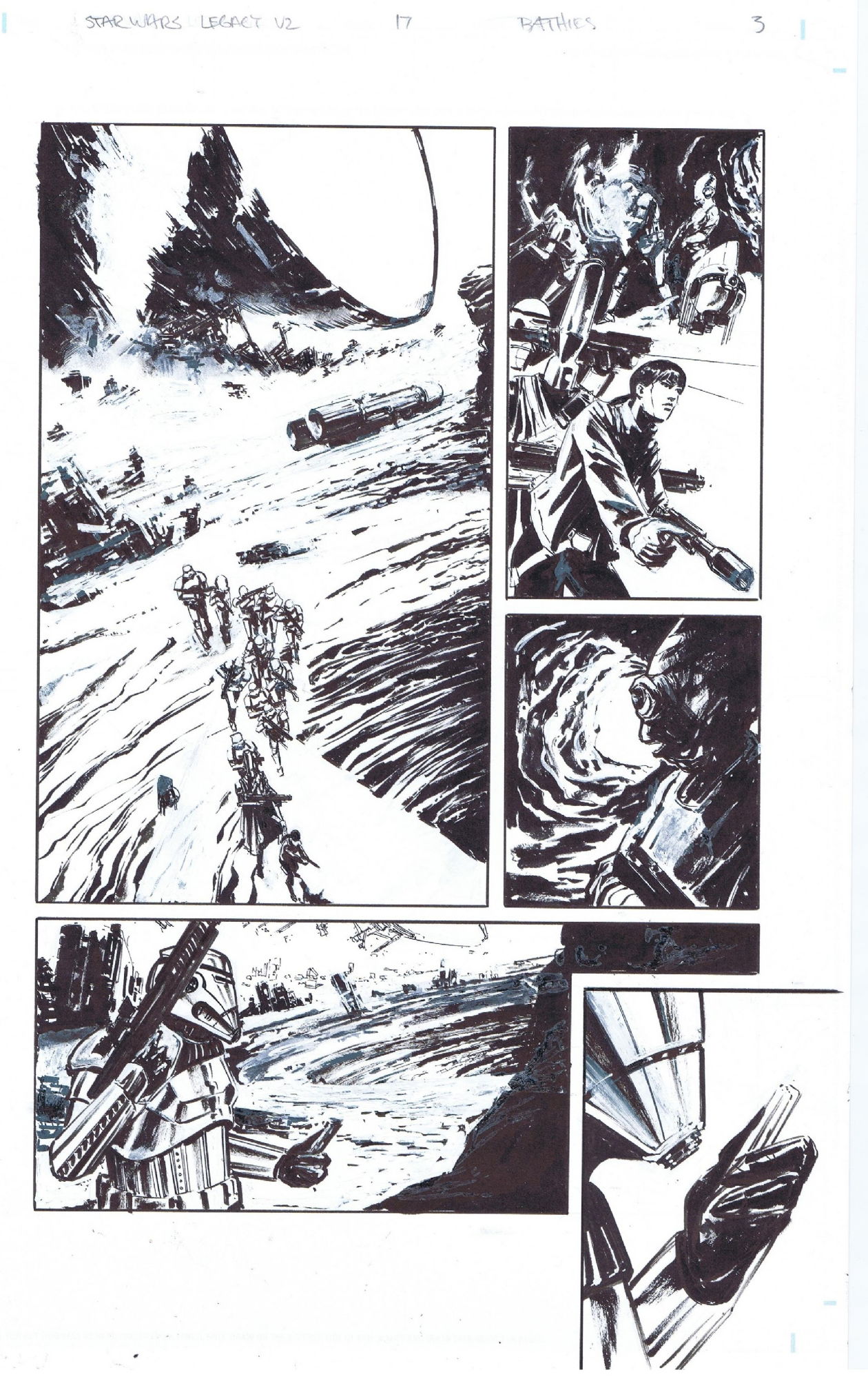 Brian Thies - Star Wars Legacy V2 17 pg 3, in Matt Moore's Gifts from ...