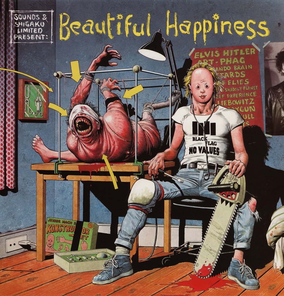Beautiful Happiness album cover by Brian Bolland by Brian Bolland