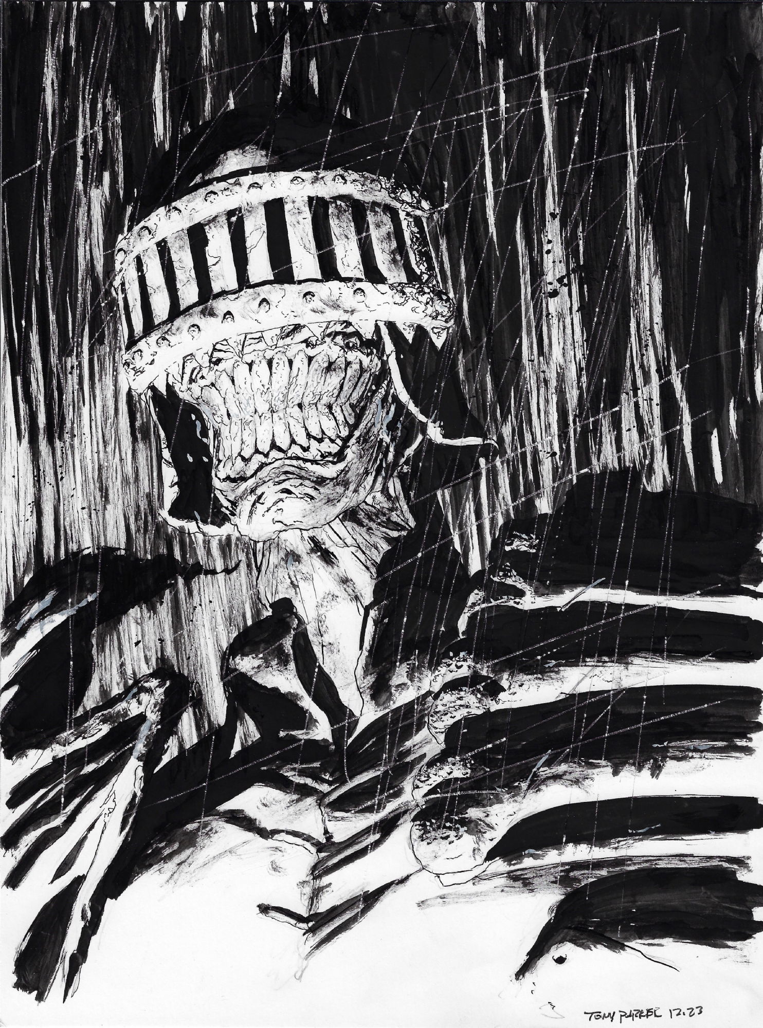 Tony Parker - Judge Death (Judge Dredd - The Dark Judges) Comic Art ...