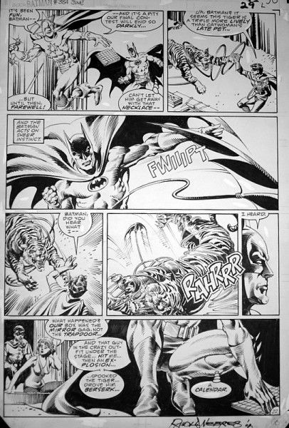 Rick Hoberg - Batman 384 p29, in Matt Moore's Interiors from Gotham Comic  Art Gallery Room