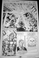 Rod Whigham - The Punisher 97 pg 6 Comic Art