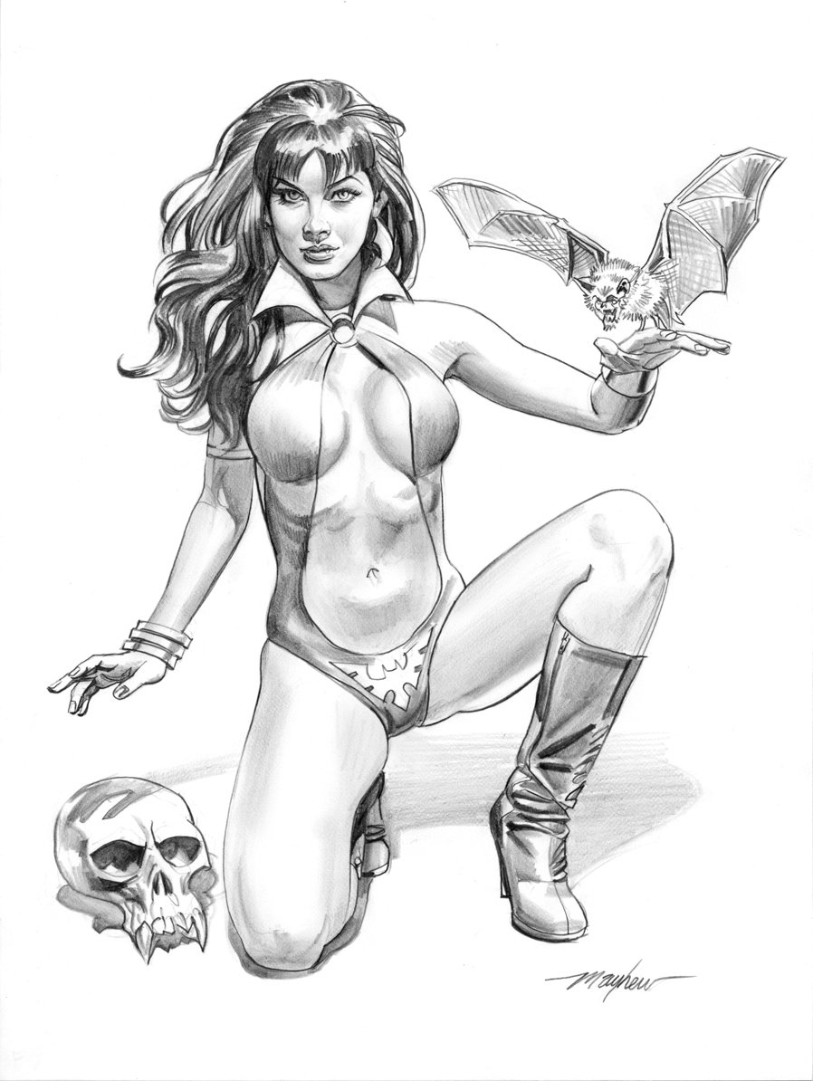 ICONIC Vampirella by MIKE MAYHEW, in Mr. Ozisik's COMMISSIONS ...