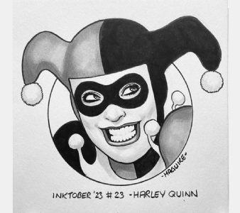 Harley Quinn by Kevin Maguire, Comic Art
