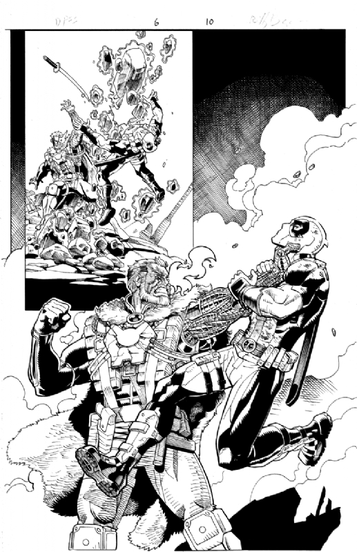 Deadpool Cable Split Second 6 Page 10 In Jeremy Freeman S Deadpool Cable Split Second Comic Art Gallery Room