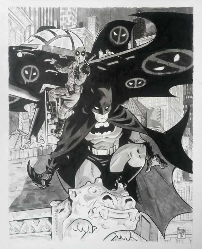 Batman and Deadpool by Brian Hurtt, in Jens Walter's Batman and ...