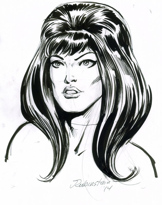 70's style Black Widow by Joe Rubinstein, in Peter Larson's Commissions ...