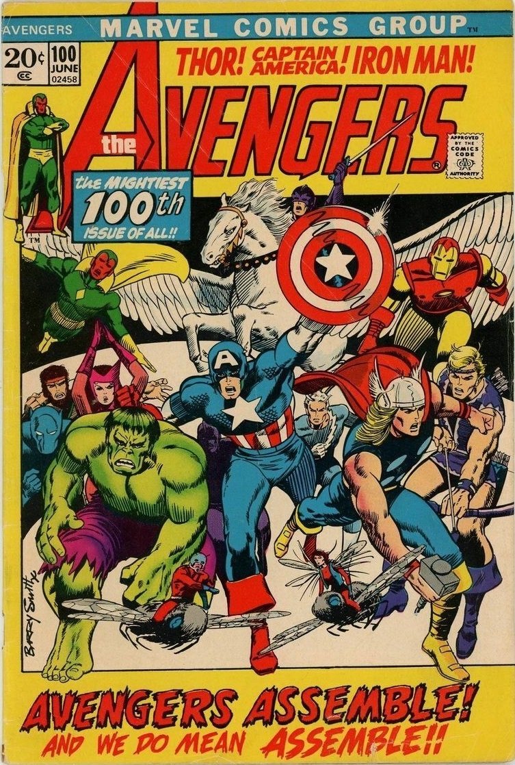 The Avengers #100 - Cover Color Guide, in Sean Rutan's Color Guides ...