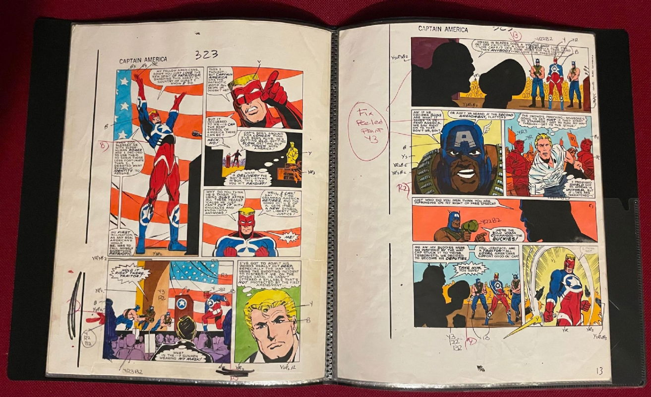 Captain America 323 Complete Story Color Guides , in Sean Rutan's