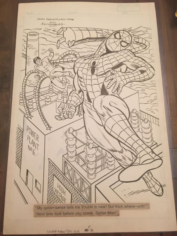Download Spider Man Super Size Coloring Book The Arms Of Doctor Octopus 1983 In Marvin Hoover Spi D Fan S Spiderman Interior Pages Comic Art Gallery Room