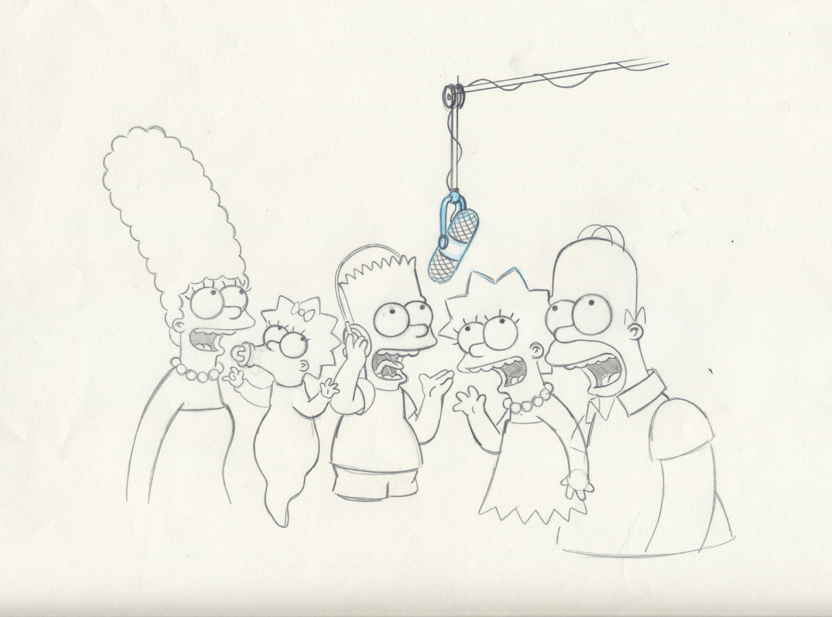 Go Simpsonic with the Simpsons CD art, in Bill Morrison's Bill Morrison art  Comic Art Gallery Room