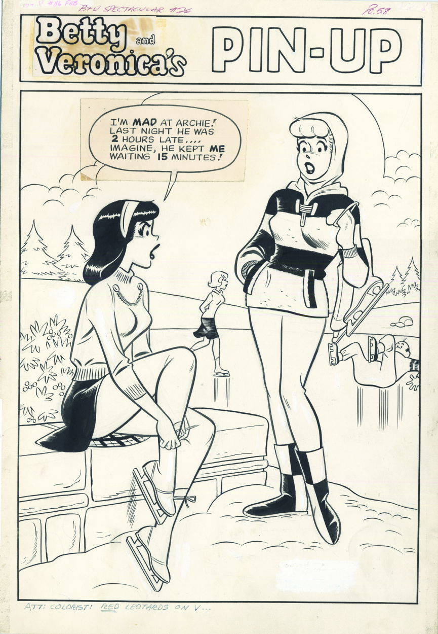 Betty and Veronica Spectacular #26 Pin-up, in Bill