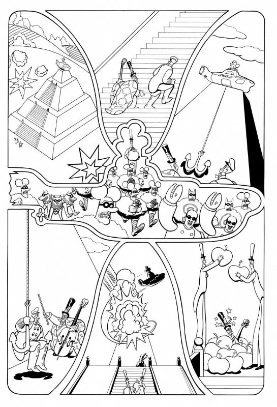 Download Yellow submarine page 12, in Bill Morrison's Beatles Yellow Submarine Graphic Novel Comic Art ...