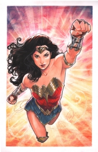 Wonder Woman illo by Lucas Werneck Comic Art