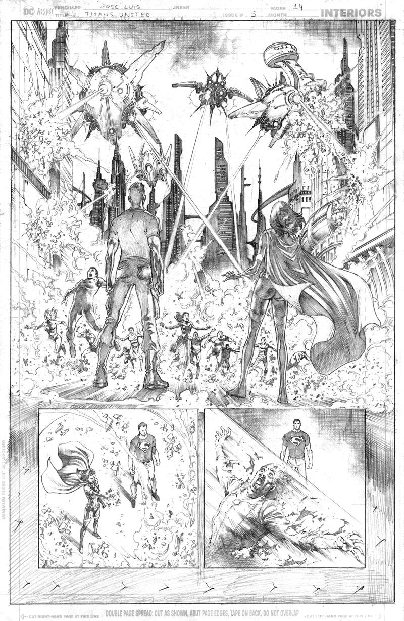 Titans United #5 page 14 by José Luis, in Chiaroscuro Studios's Titans ...