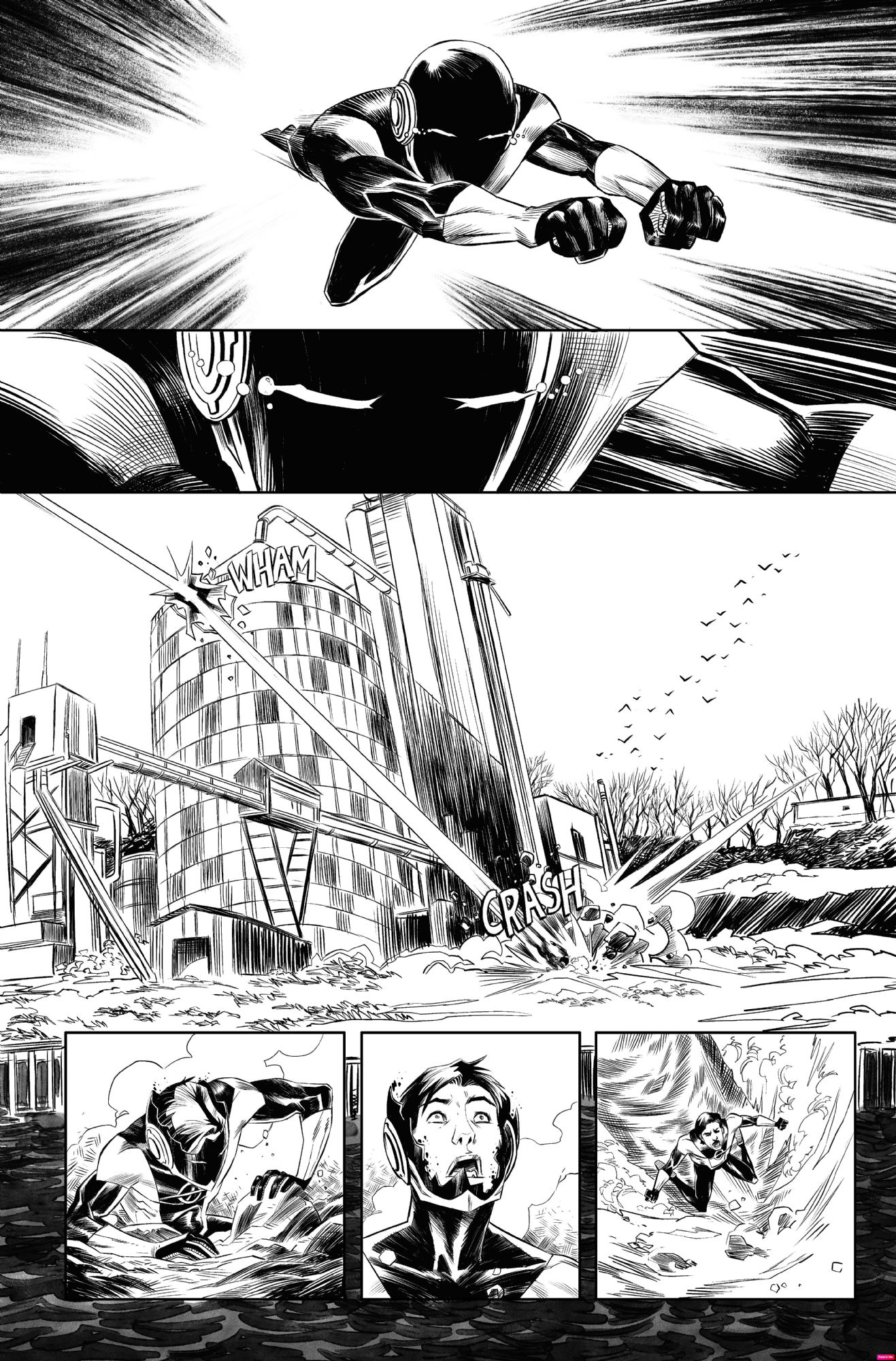 Radiant Black #5 page 06 Artist's Proof by Eduardo Ferigato, in ...