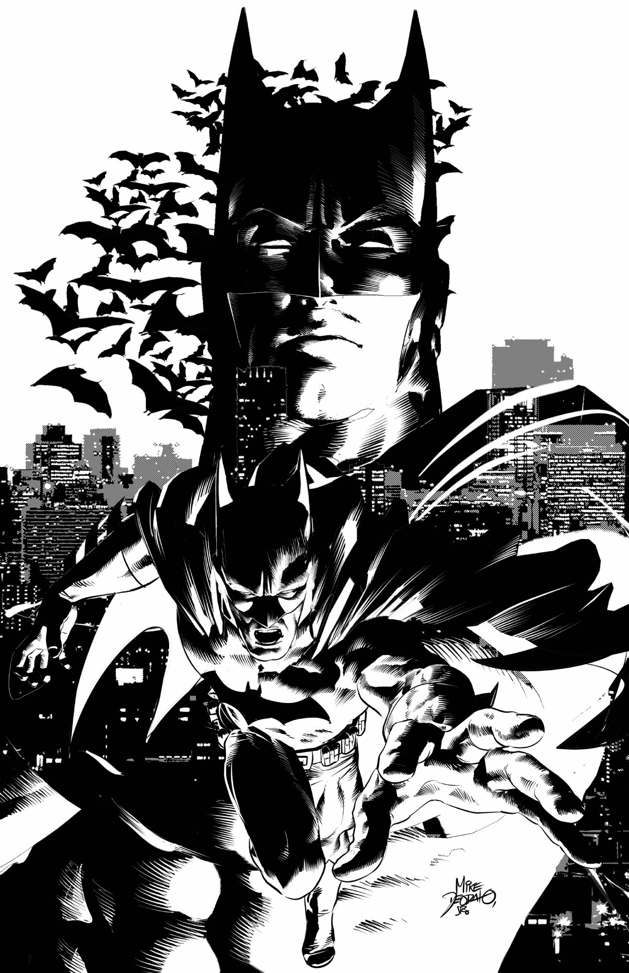 Batman #139 Variant Cover AP By Mike Deodato, In Chiaroscuro Studios's ...