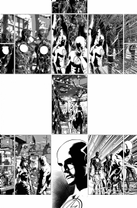 The Flash #6 page 15 AP by Mike Deodato, Comic Art