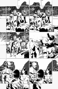 The Flash #6 page 11 AP by Mike Deodato, Comic Art