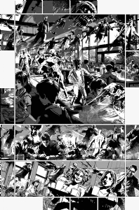 The Flash #6 page 12 AP by Mike Deodato, Comic Art