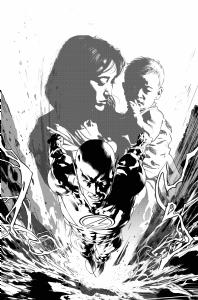 The Flash #11 cover AP by Mike Deodato, Comic Art