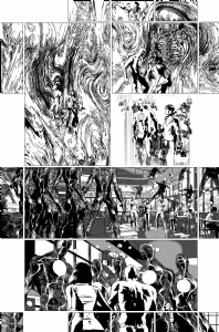 The Flash #6 page 14 AP by Mike Deodato, Comic Art