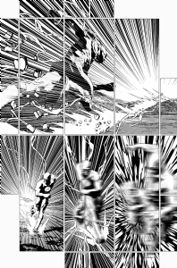 The Flash #6 page 16 AP by Mike Deodato, Comic Art