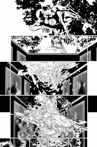 The Flash #6 page 19 AP by Mike Deodato, Comic Art