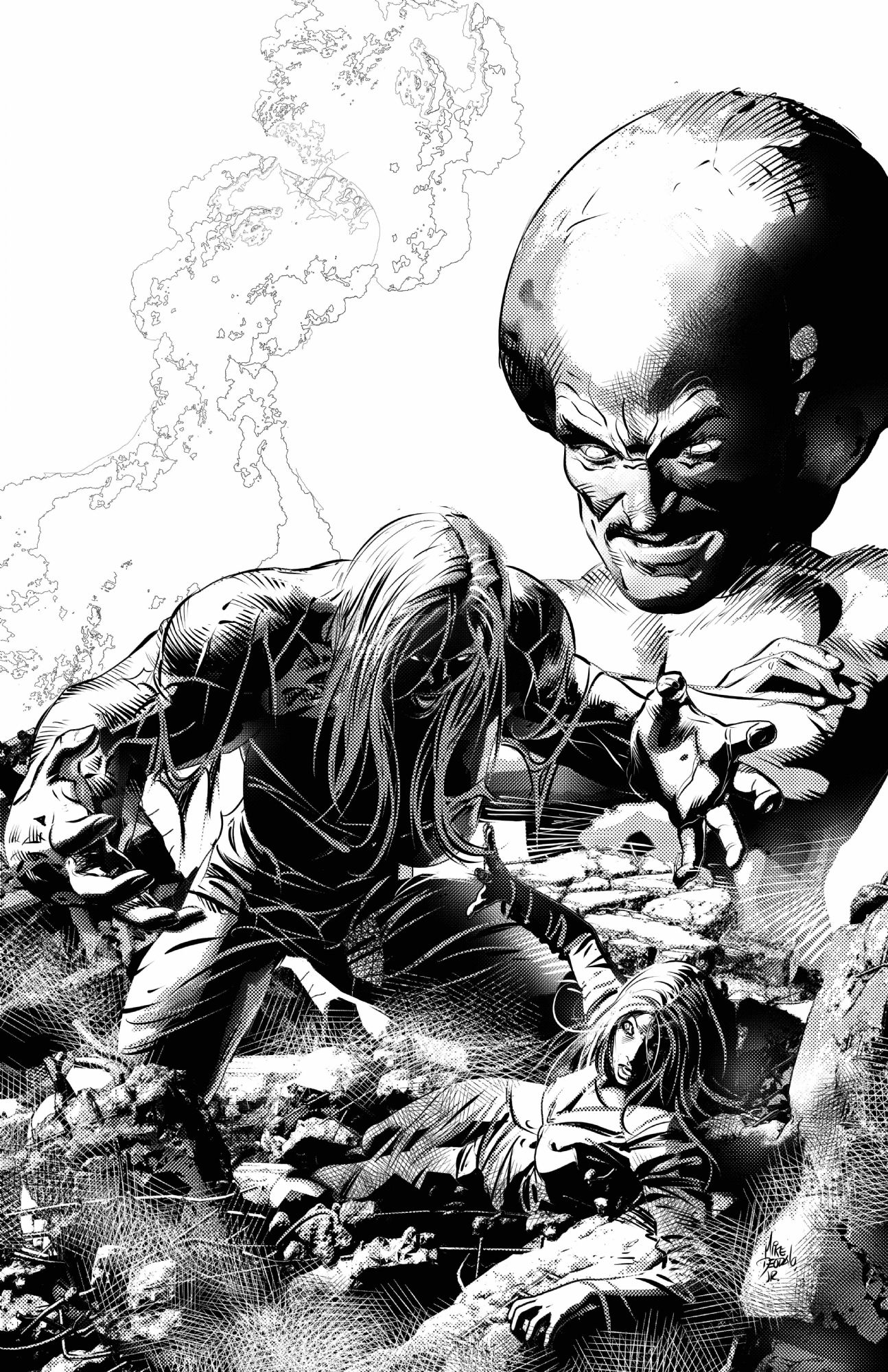 She Hulk Cover AP By Mike Deodato In Chiaroscuro Studios S Artist S Proof APs By