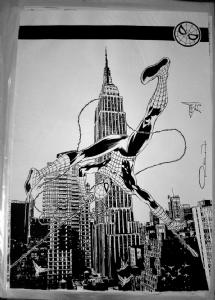 Spider-Man 1 Giant-Size art piece by Renato Arlem Comic Art