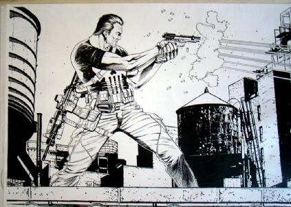 Punisher Giant-Size art piece by Renato Arlem Comic Art