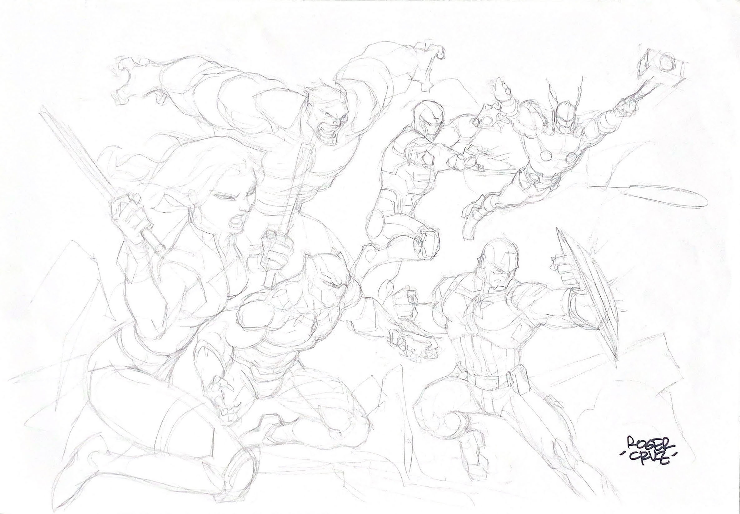 Avengers - Drawing Skill