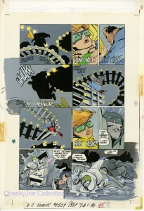 Dark Knight Returns Bk 3 pg 45 blueline by Lynn Varley & Frank Miller, Comic Art