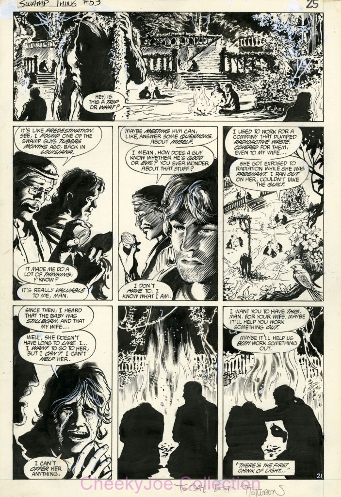 Swamp Thing 53 pg 21 by John Totleben & Alan Moore, in Joseph Melchior ...