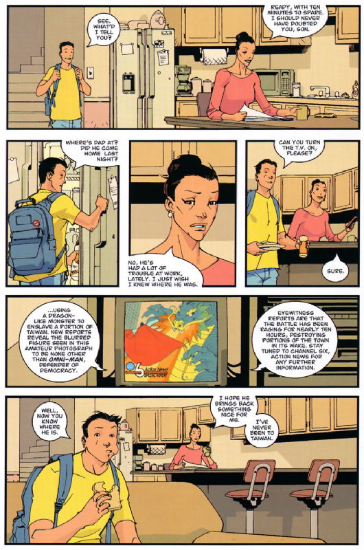 Invincible Issue #1 Page 5 - Robert Kirkman, Cory Walker, in Dash .'s ...