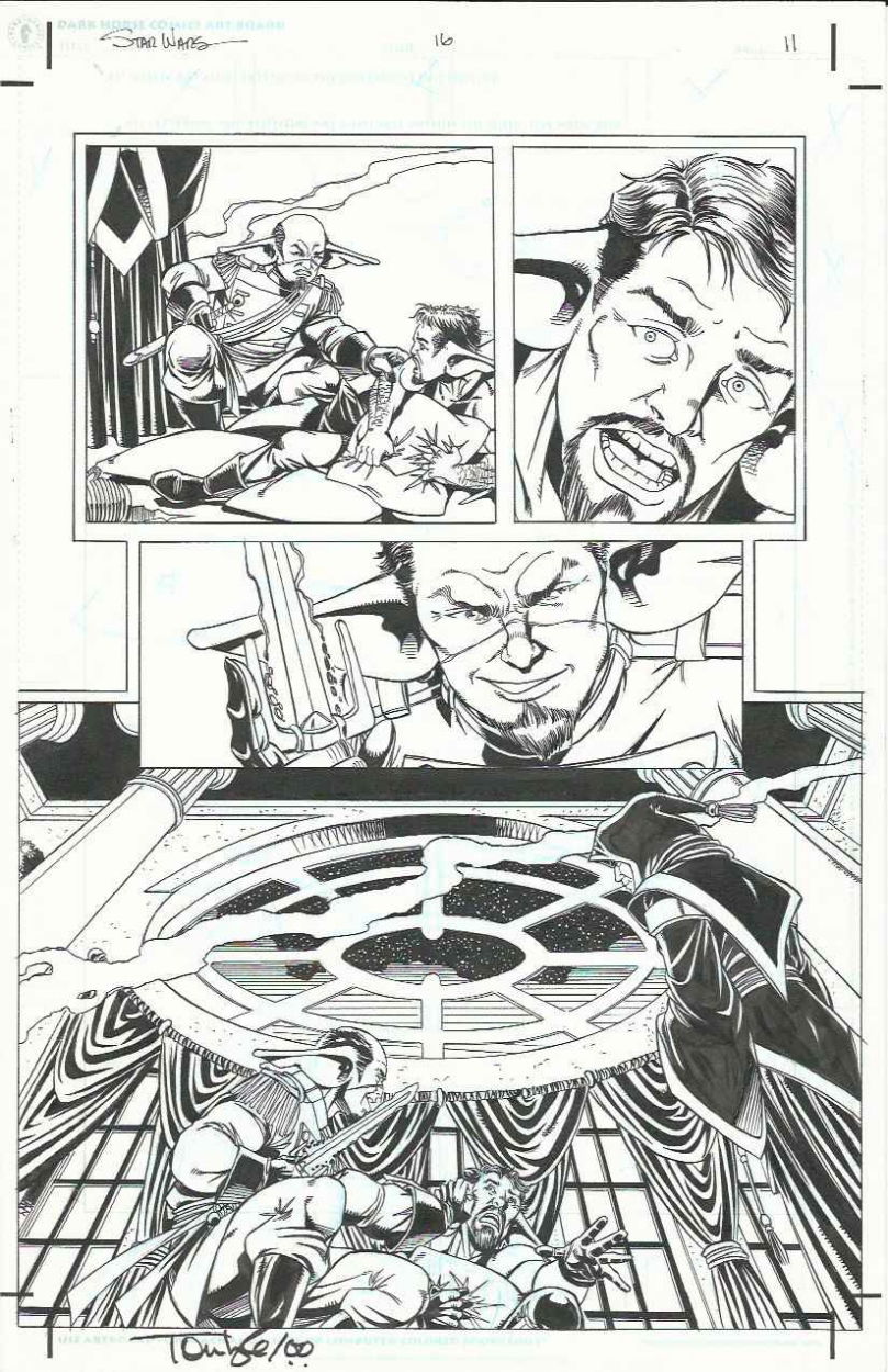 Dh Star Wars 16 Pg 11 In John Higashis Misc 8 Comic Art Gallery Room