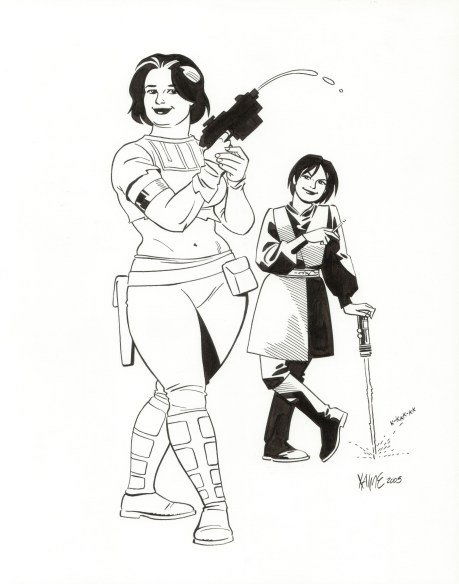 Hernandez, Jaime, In John Higashi's ** Star Wars Art Henry - Hitch 