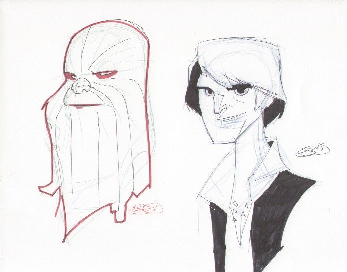 Galloway, Sean, in John Higashi's ** Star Wars art Gagne - Garza ...