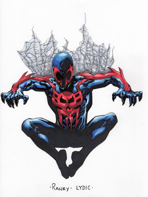 Spider-Man 2099 by Tom Raney (9x12), in Todd Sommerfield's Paper ...